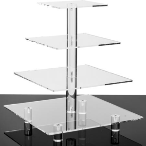 4 Tier Square Acrylic Stand