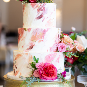 Gold Cake Pedestal