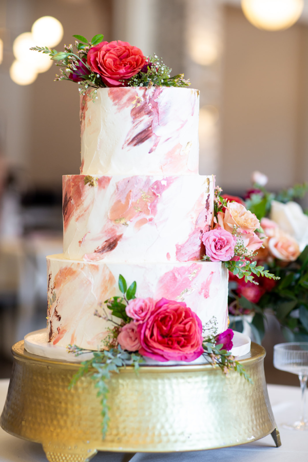 Gold Cake Pedestal