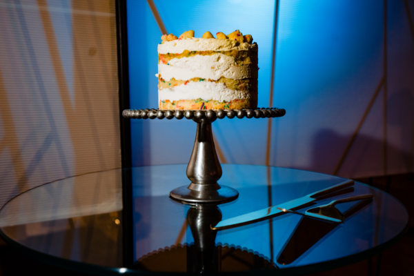 Small Silver Cake Stand