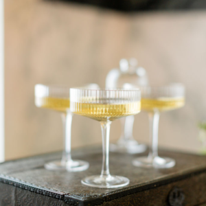 Fluted Coupe/Champagne Glasses