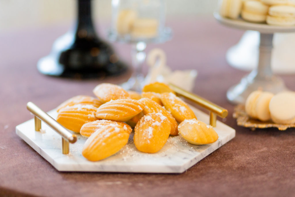 Marble and Gold Platter