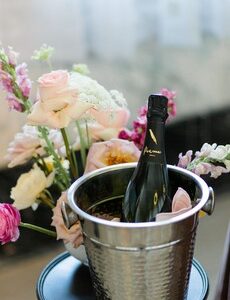 Silver Hammered Champagne Bucket