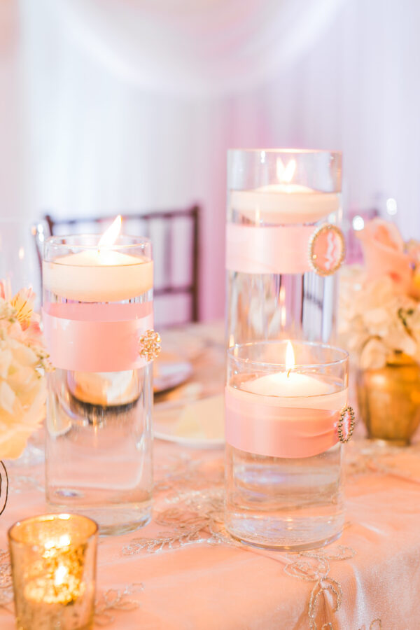 Floating Candle Pillars